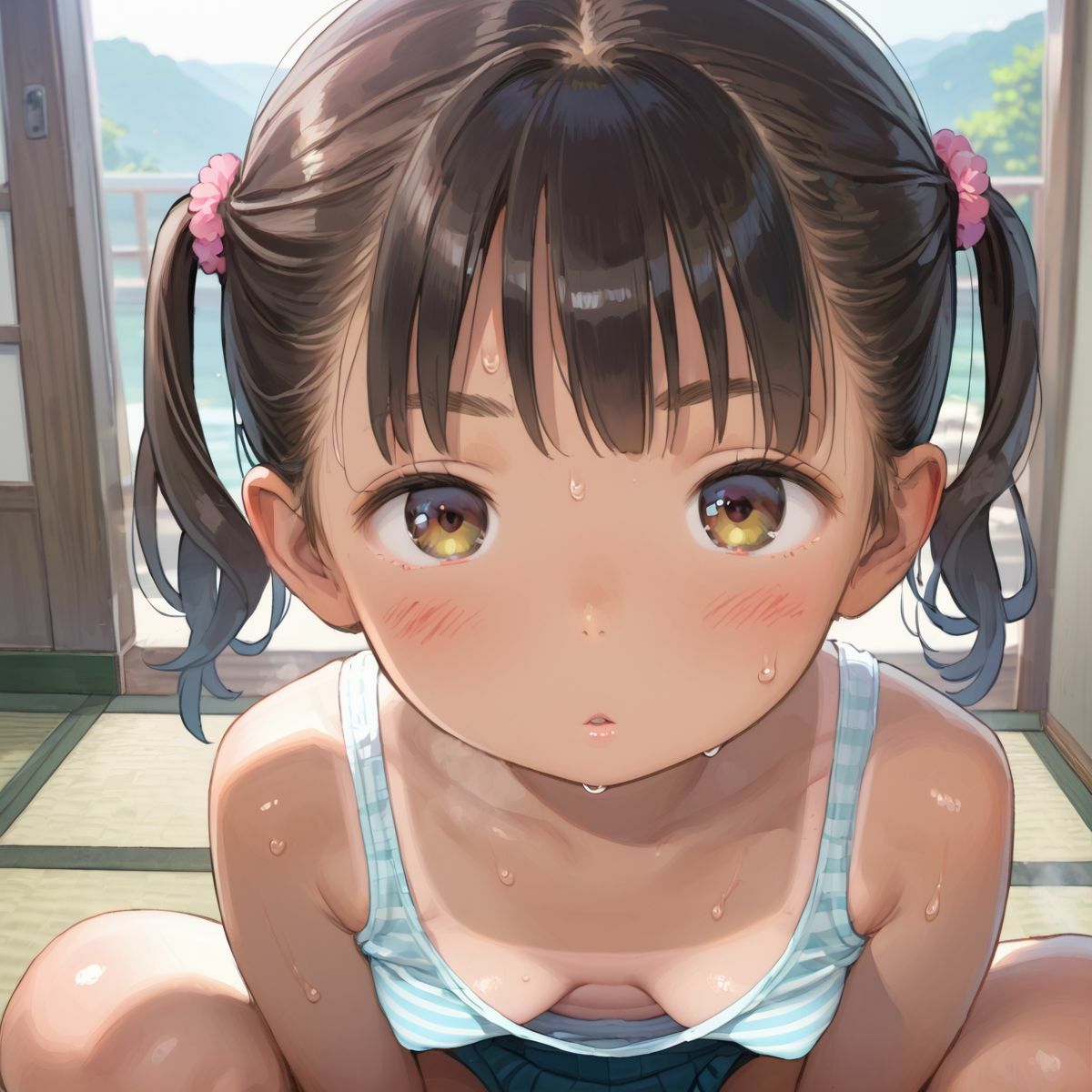 ちっぱい少女の日常?田舎育ちのちっぱい日焼け娘と夏休みデート?01画像no.3