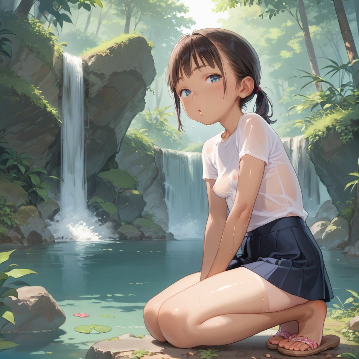 ちっぱい少女の日常?田舎育ちのちっぱい日焼け娘と夏休みデート?02画像no.2