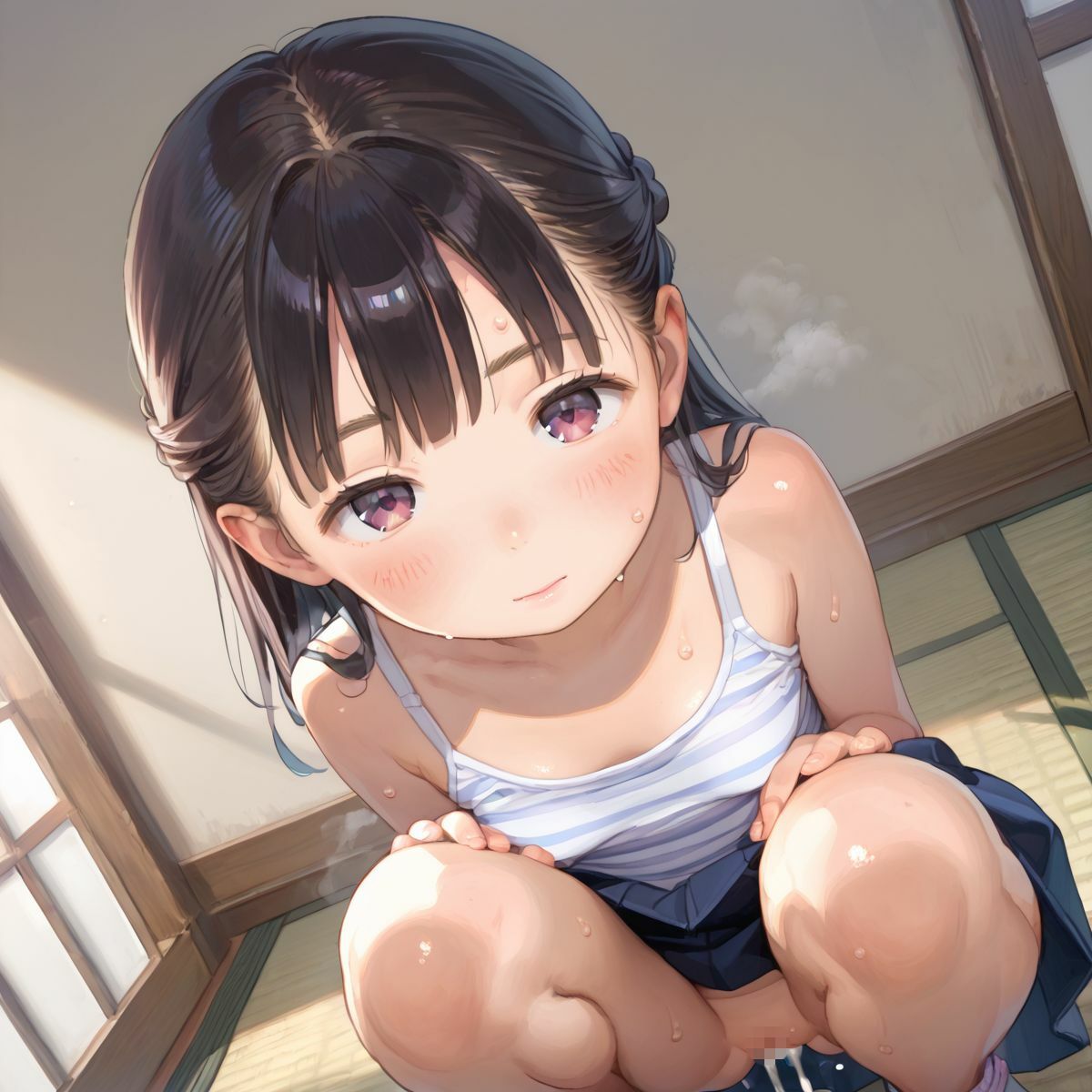 サンプル画像3:ちっぱい少女の日常〜田舎育ちのちっぱい日焼け娘と夏休みデート〜06(ぷにあな) [d_594061]