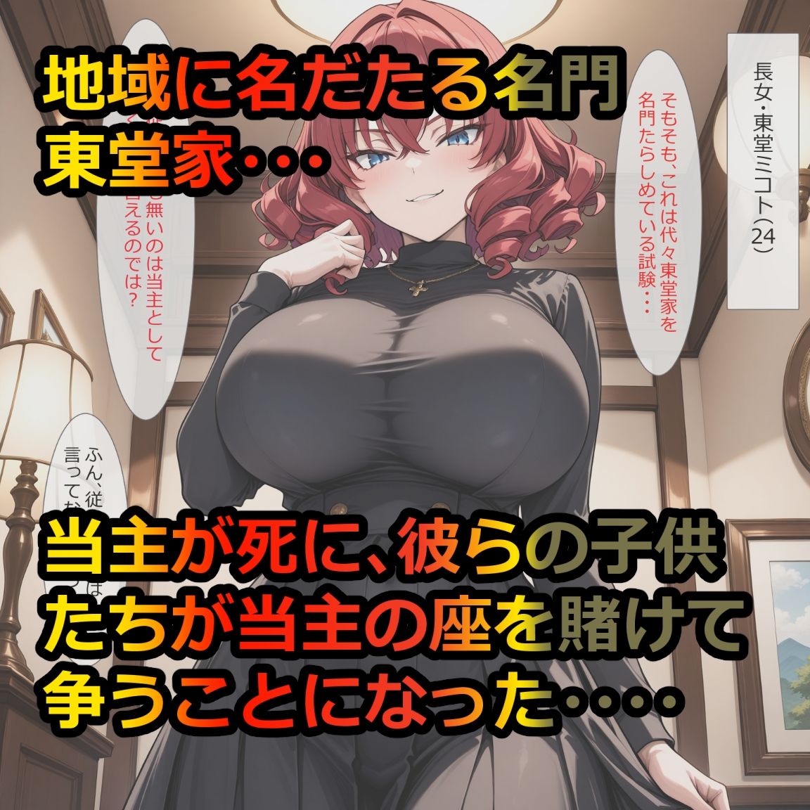 サンプル画像1:東堂家の当主争い(窒化ガリウム) [d_594081]