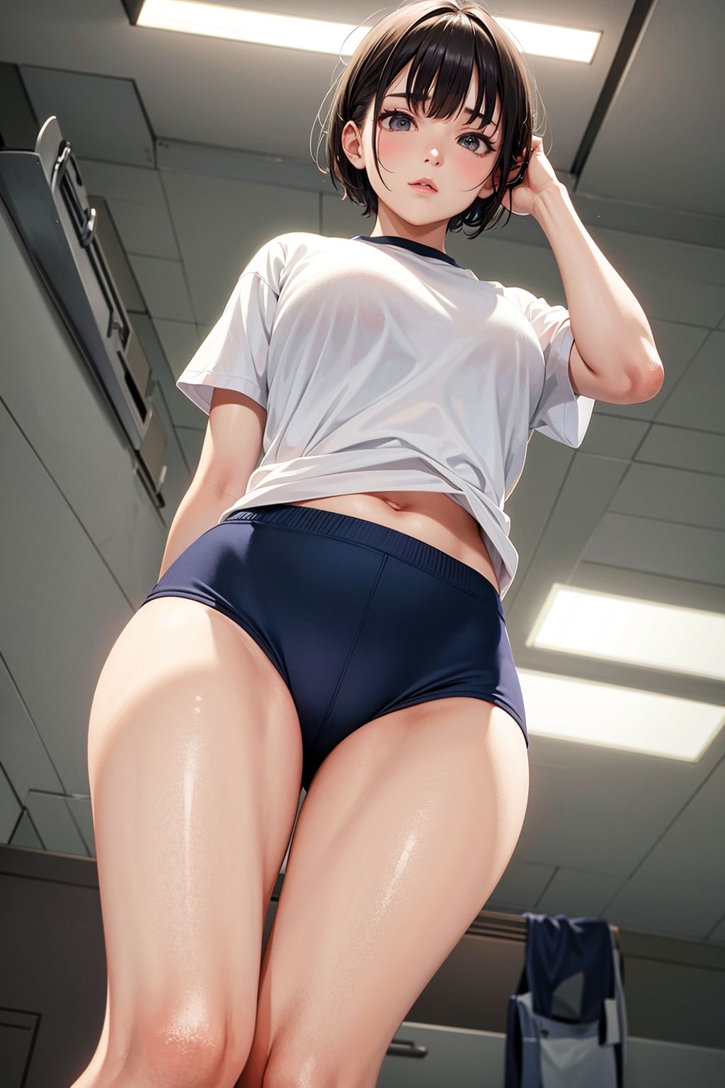 ブルマ日和 キュートなボブカット 画像2