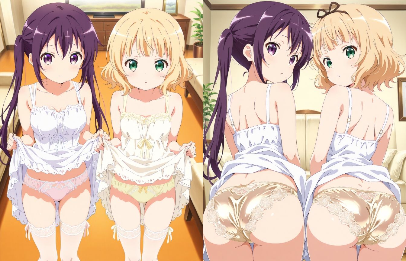 サンプル画像4:喫茶店員のパンツ2(五本木ポメ) [d_594101]