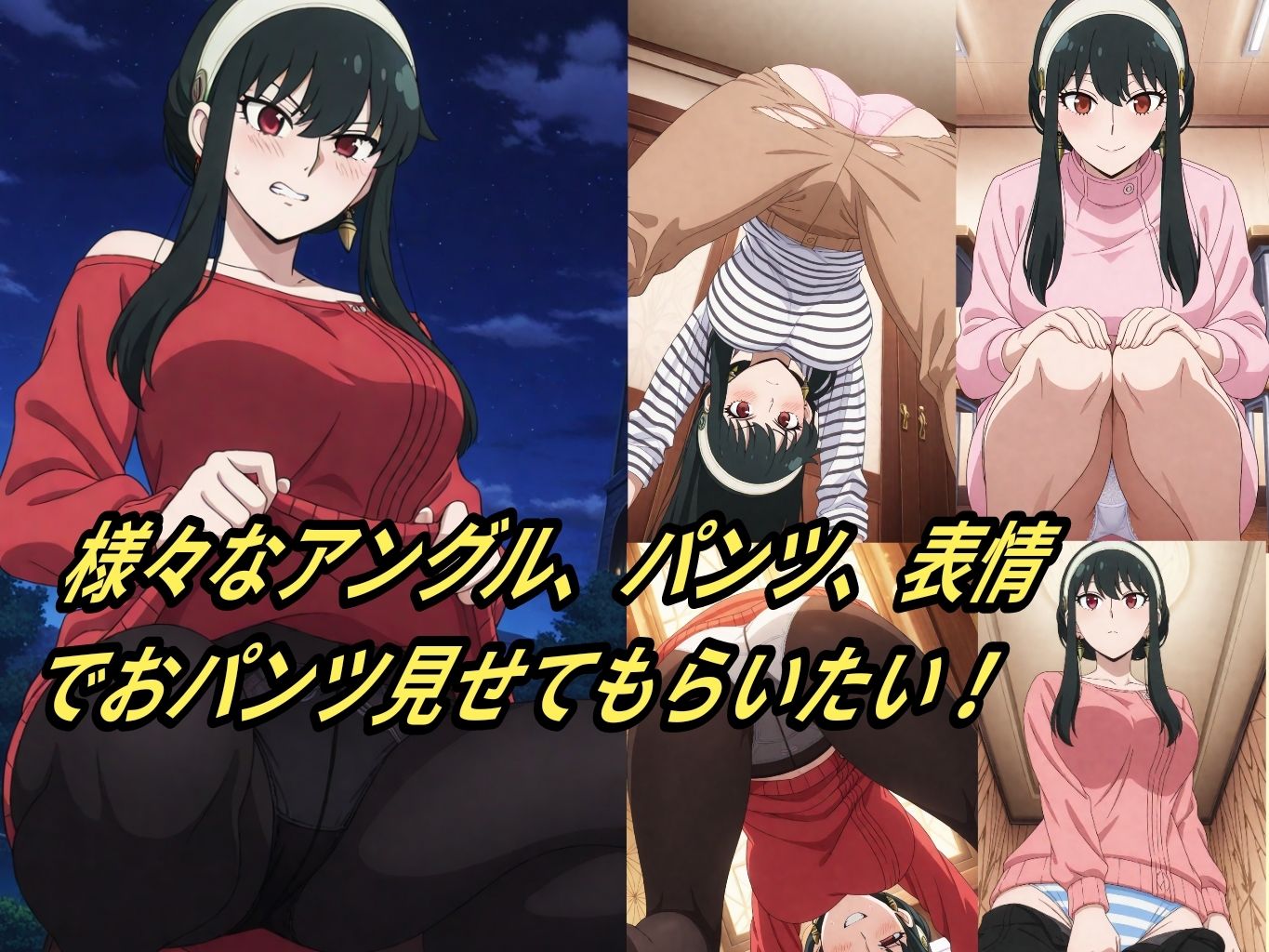 サンプル画像1:（ヨ●）嫌な顔されながらおパンツ見せて中出しセックスで孕ませたい(嫌な顔されながら) [d_594135]