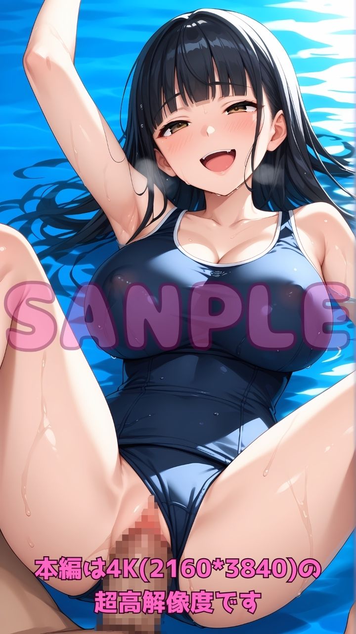 サンプル画像6:深夜のスク水部〜プールで禁断レッスン〜(Cherry Palette) [d_594183]