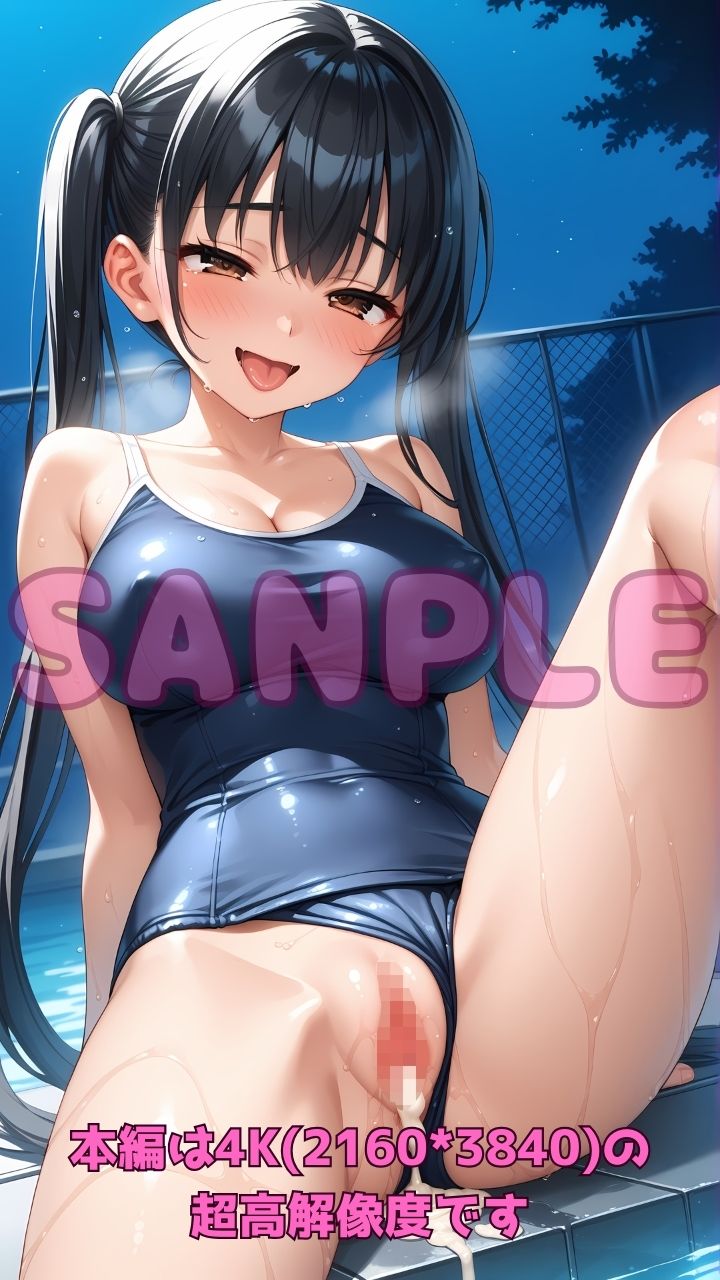 深夜のスク水部〜プールで禁断レッスン〜 画像9
