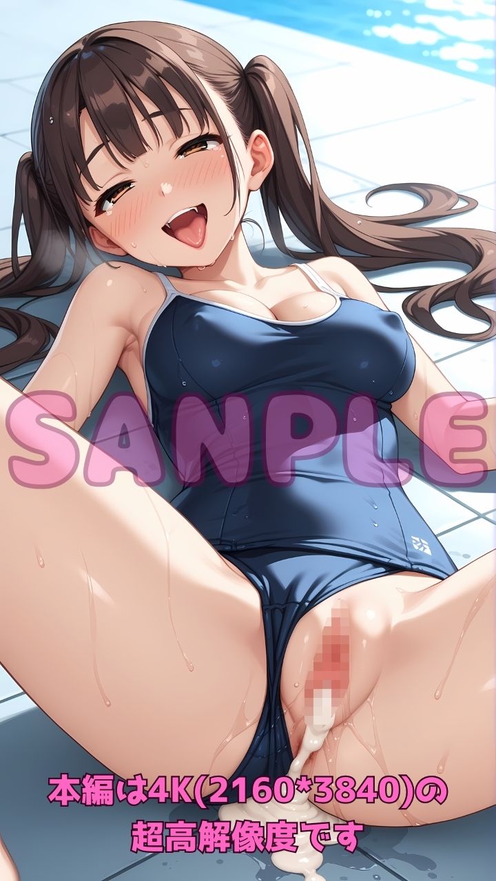 深夜のスク水部〜プールで禁断レッスン〜 画像10