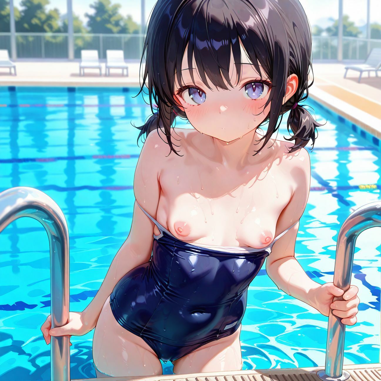 スク水少女と淫行! 画像2