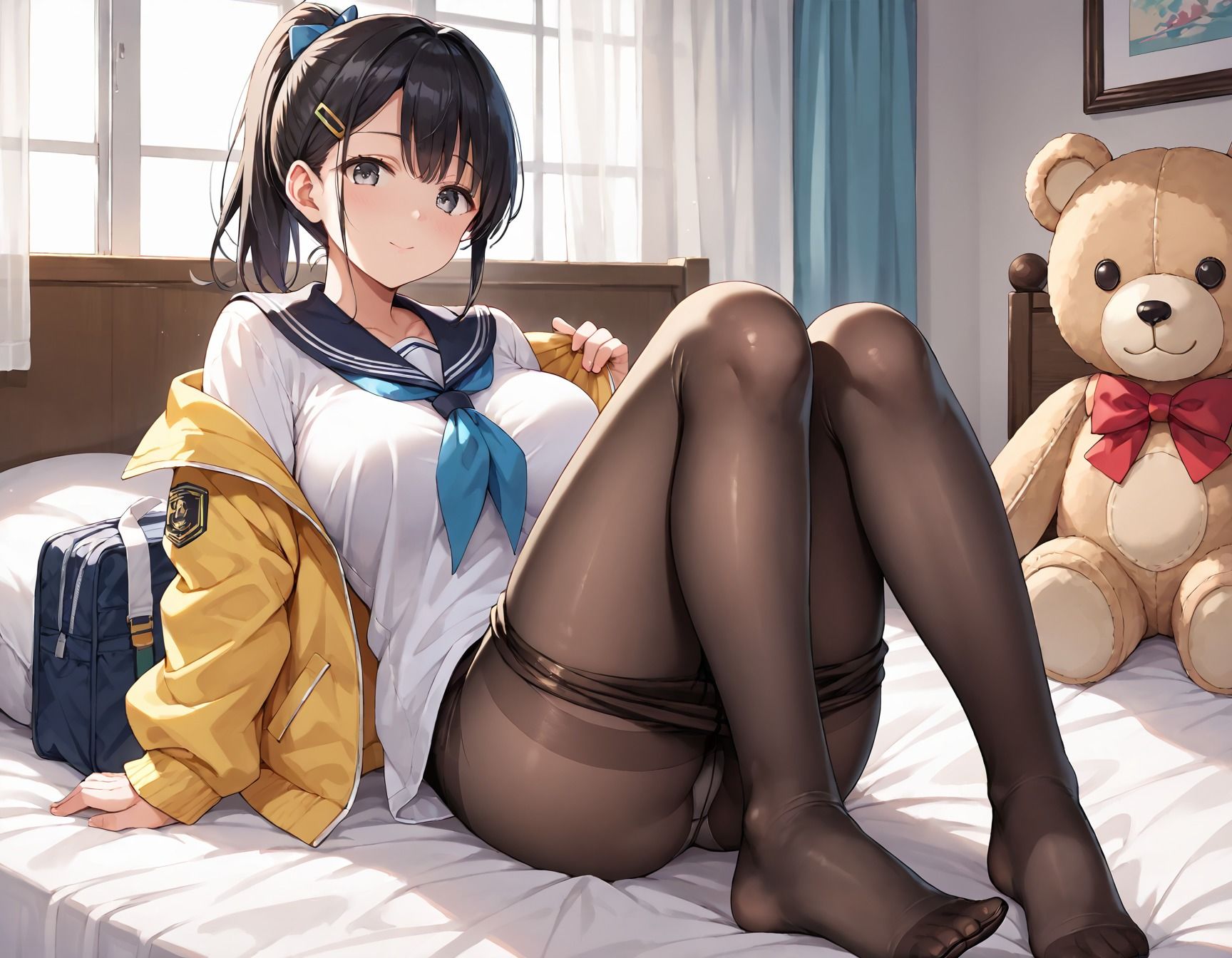 サンプル画像2:淫乱学園〜爆乳教え子に生ハメ性教育(ぷるぷるプリン) [d_594203]