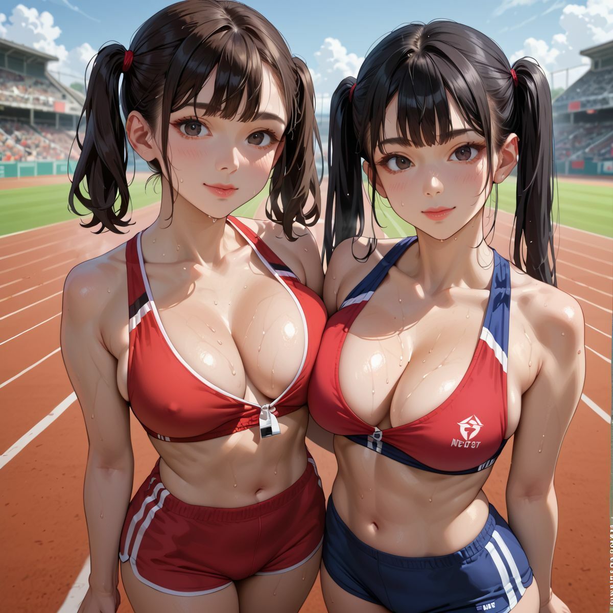 サンプル画像6:爆乳美女 大人の陸上競技会4(AIガールズ) [d_594244]