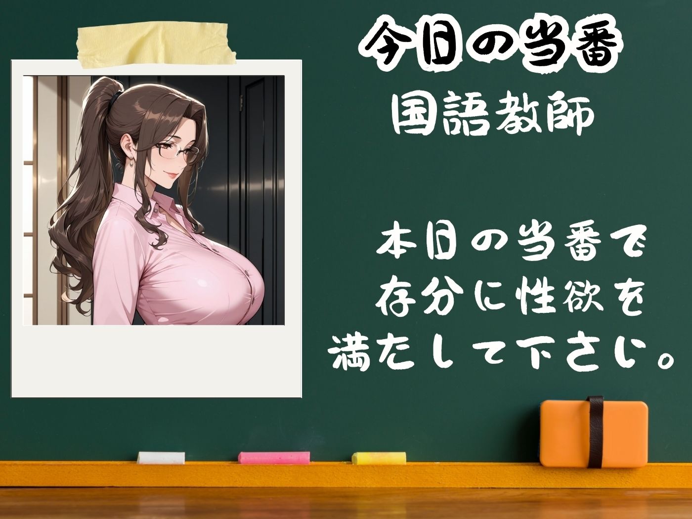 サンプル画像2:今日の性直担当は君達だ〜人妻×国語教師編〜(トッポギ) [d_594251]