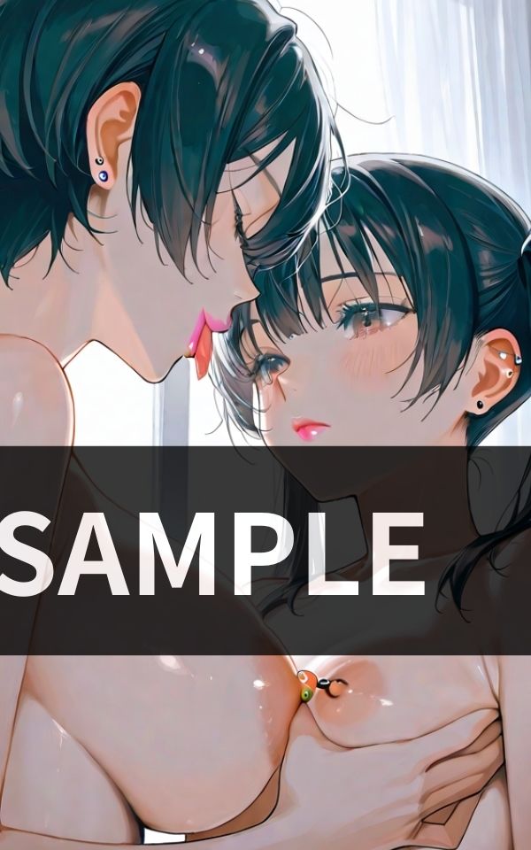 女同士でおっぱいを舐めたり キスをしたり 画像5