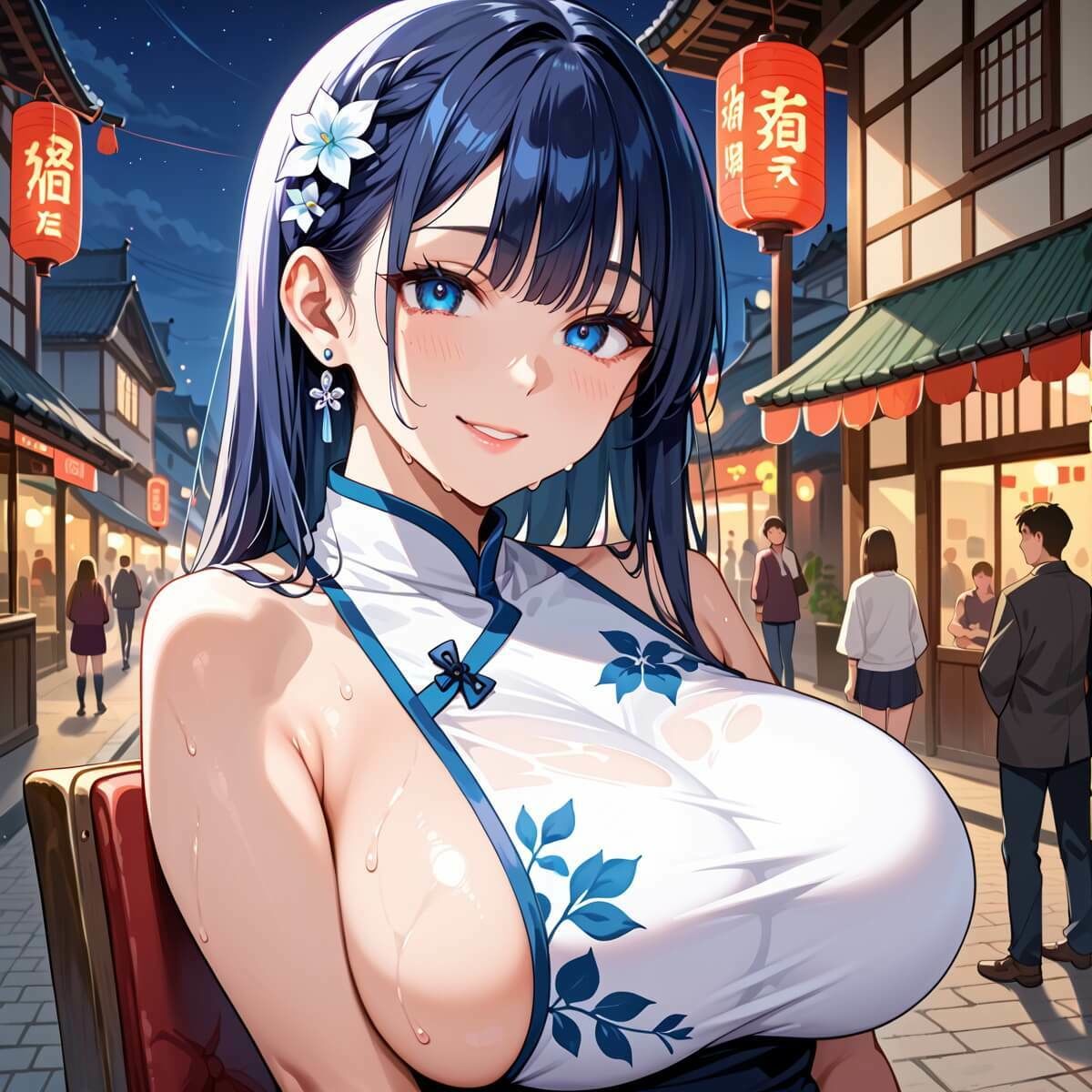 サンプル画像3:オニーサン！いいことしない？中華娘の夜の誘惑！4じっくり140枚(ウェッティ) [d_594319]