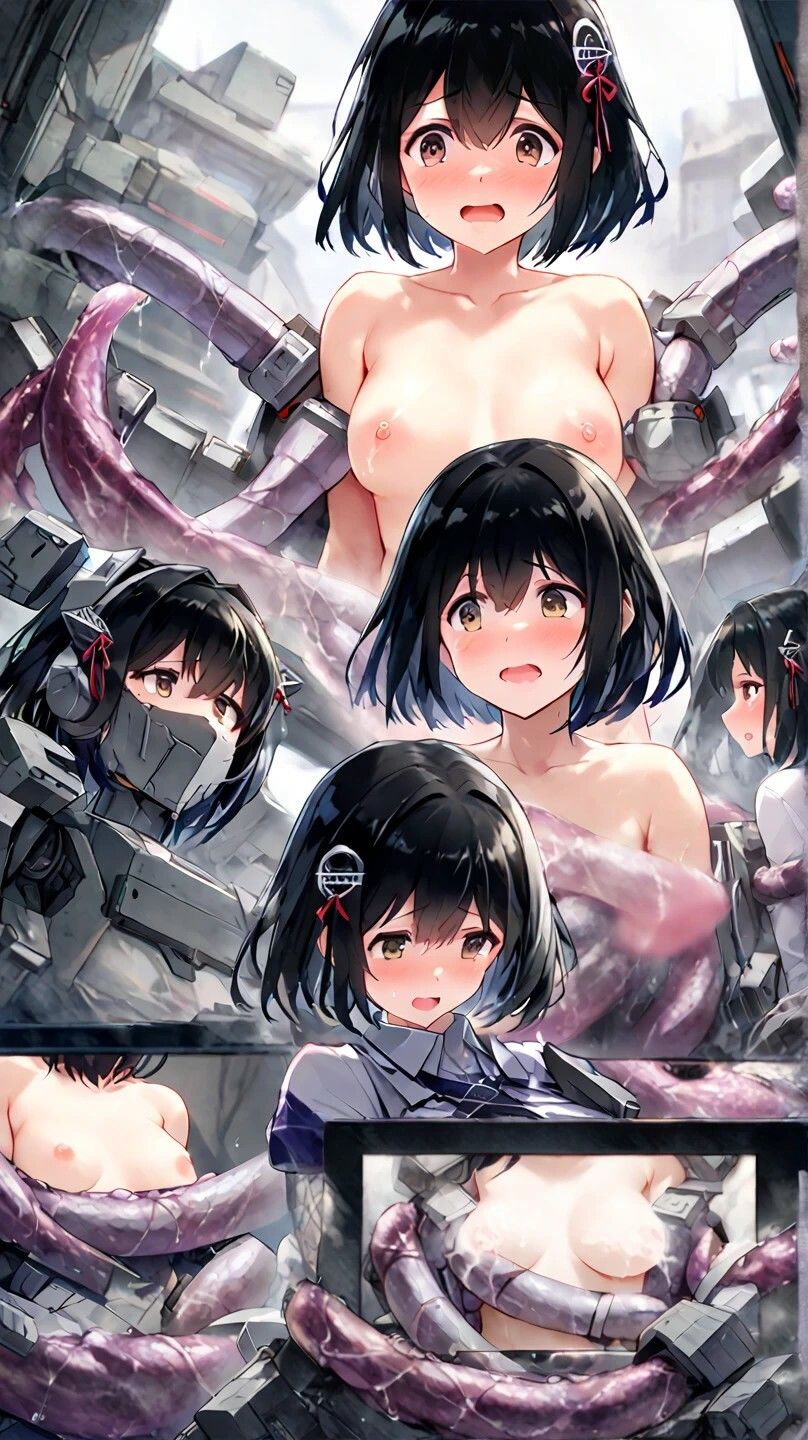 【艦〇れ】羽黒 触手に襲われる! 画像5
