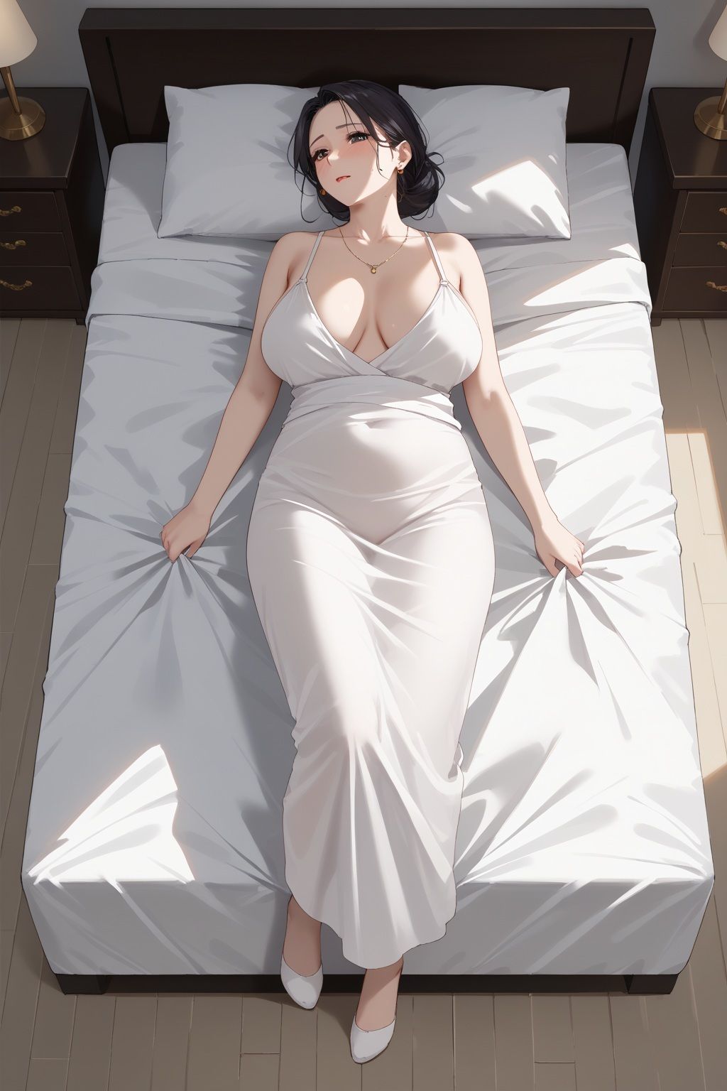 サンプル画像1:床上手な親友の母に誘われた僕骨の髄から大興奮して大量ぶっかけ中出し(夢乃愛香) [d_594407]