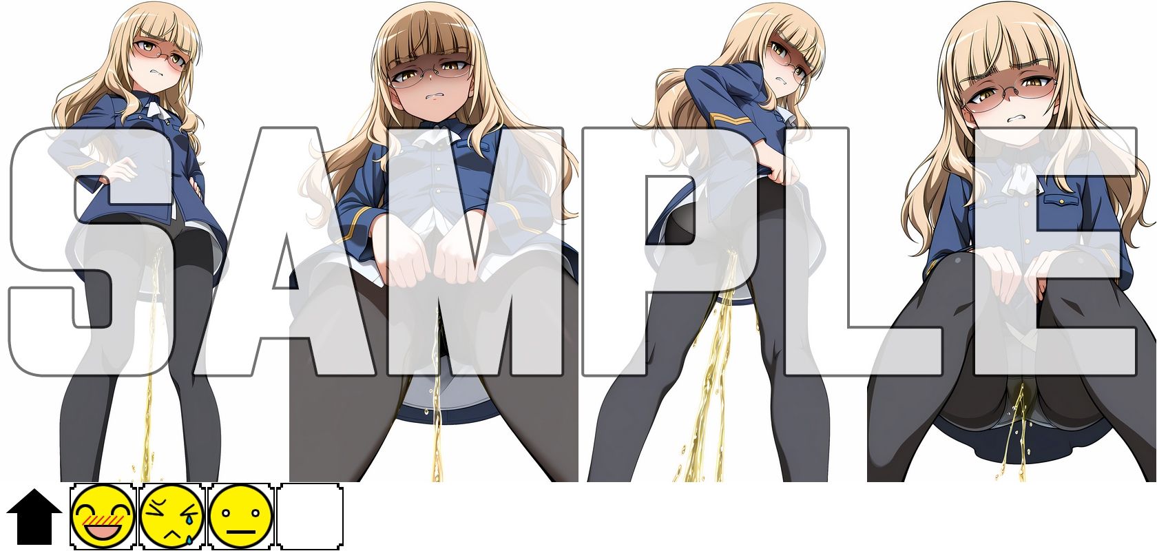 サンプル画像5:オモシューAI おしっこお漏らしするヒロイン001(牡丹桜) [d_594423]