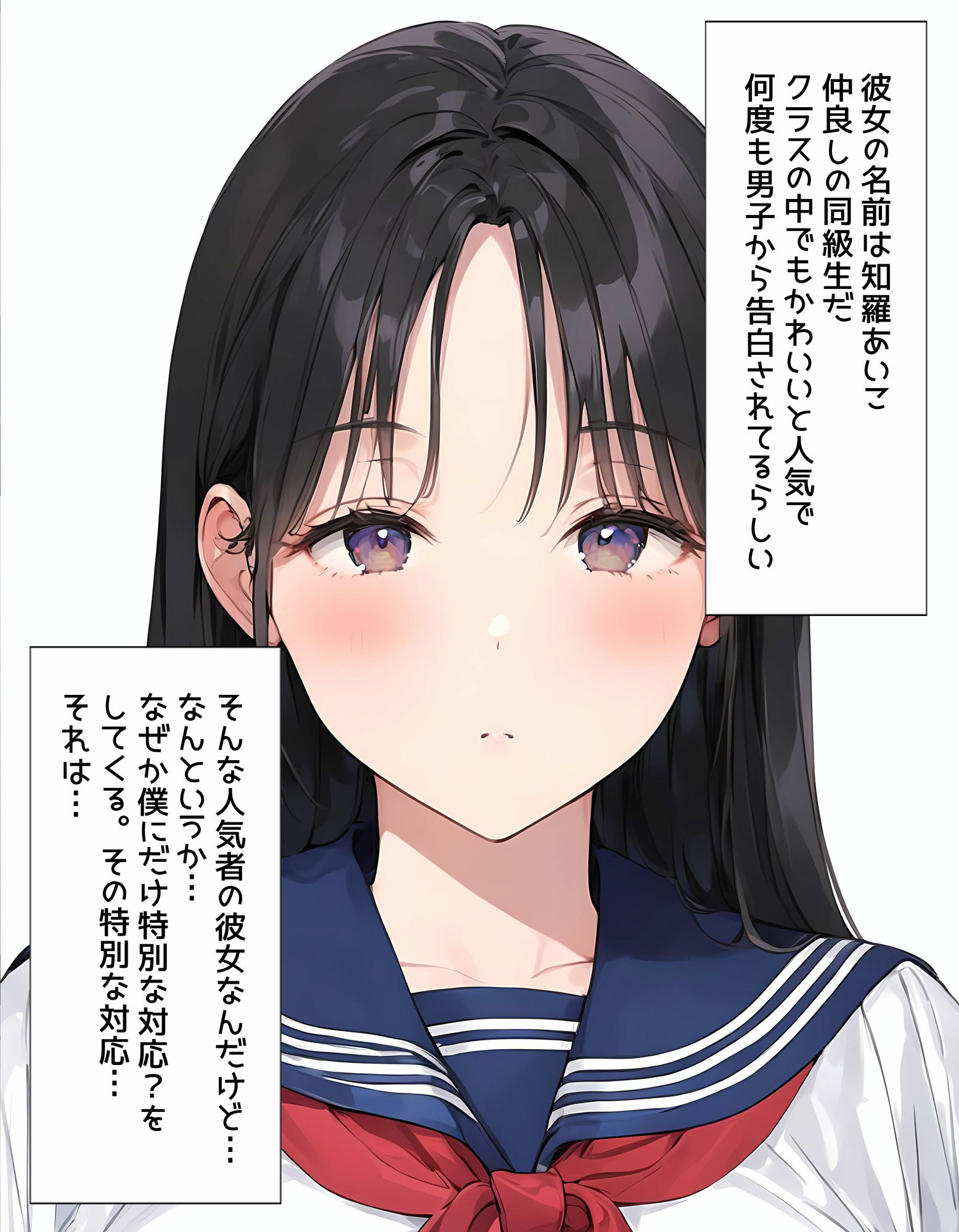 サンプル画像1:【僕のチラフレ】同じクラスメイト  知羅あいこさんの場合(日替わりさん) [d_594535]