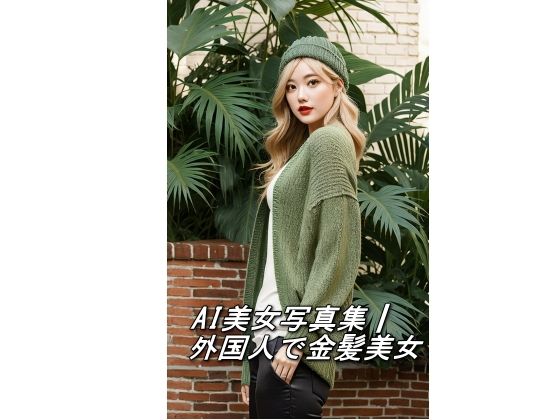 AI美女写真集┃外国人で金髪美女