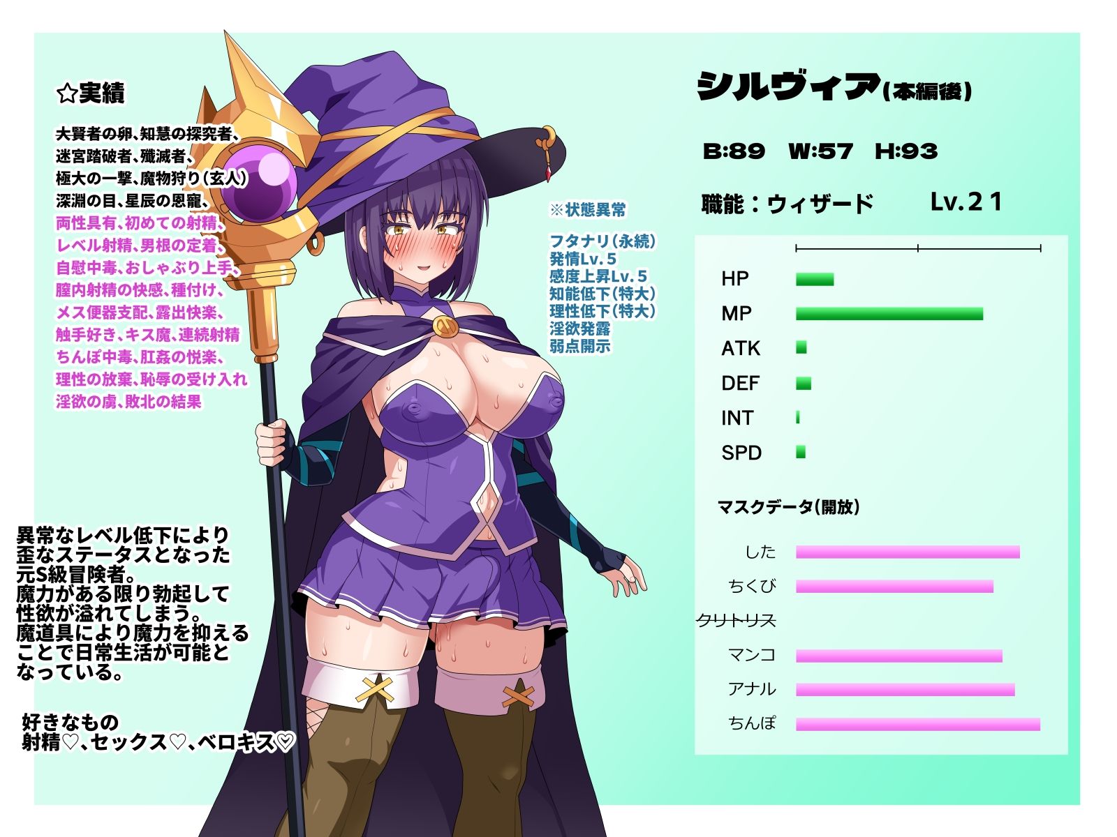 S級冒険者の無様な敗北〜おほ!生やされたフタ〇リチ〇ポから魔力射精ちゃう!〜 画像7