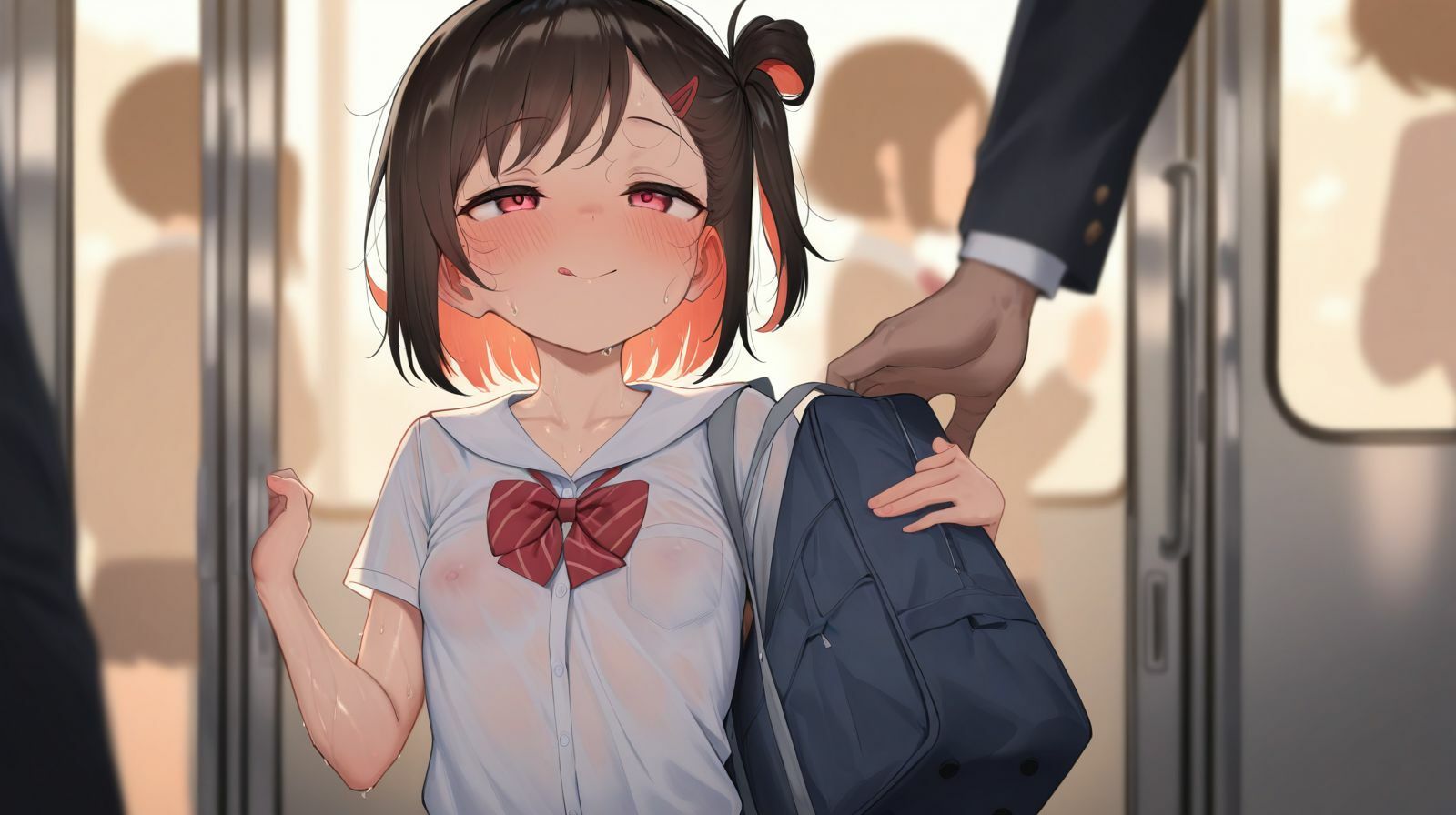 【Part2】ロリっ子J〇の通学電車♪実践性教育☆彡1