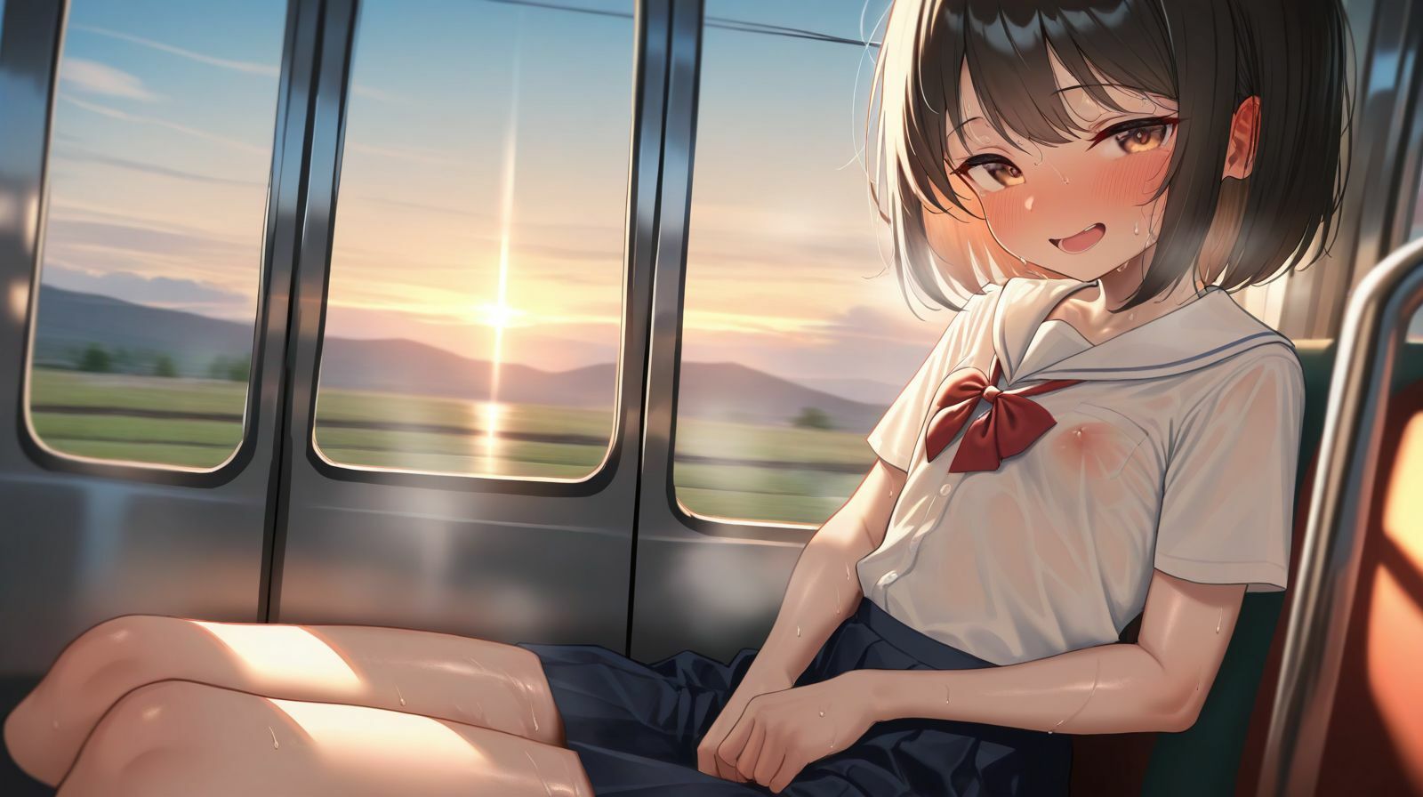 【Part5】ロリっ子J〇の通学電車♪実践性教育☆彡1