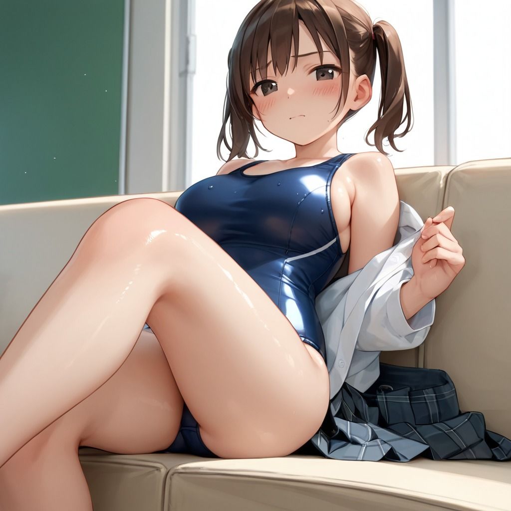 サンプル画像3:水泳部員達はレギュラーをかけてコーチの個別性指導を受ける(星屑クラブ) [d_594697]