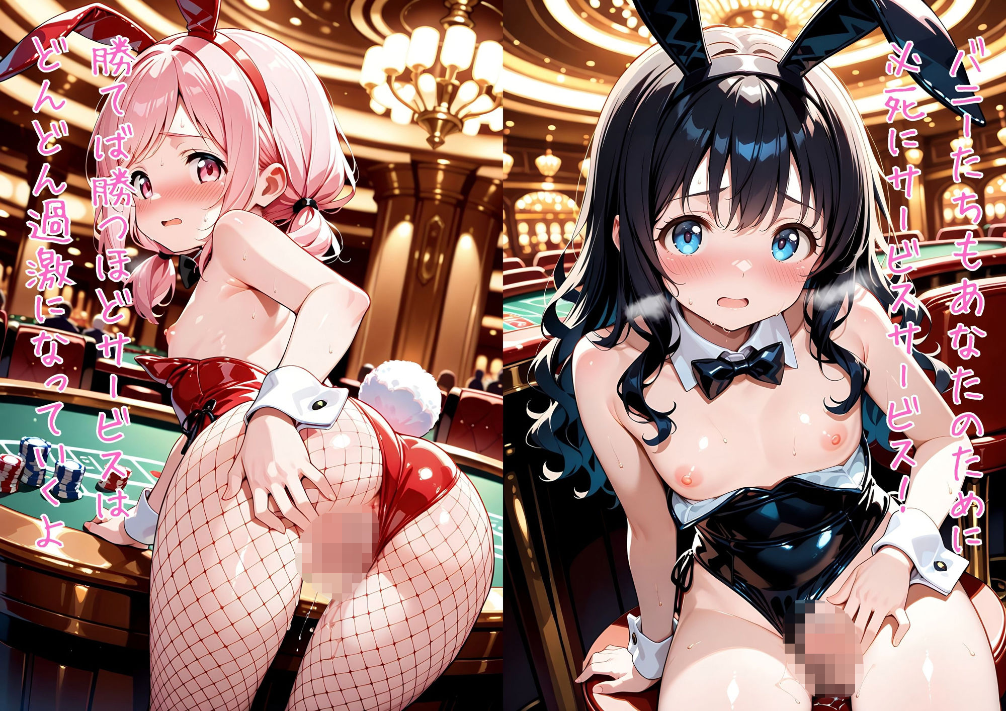 可愛いリトルバニーだらけのカジノは...エッチなサービスてんこ盛り画像no.4