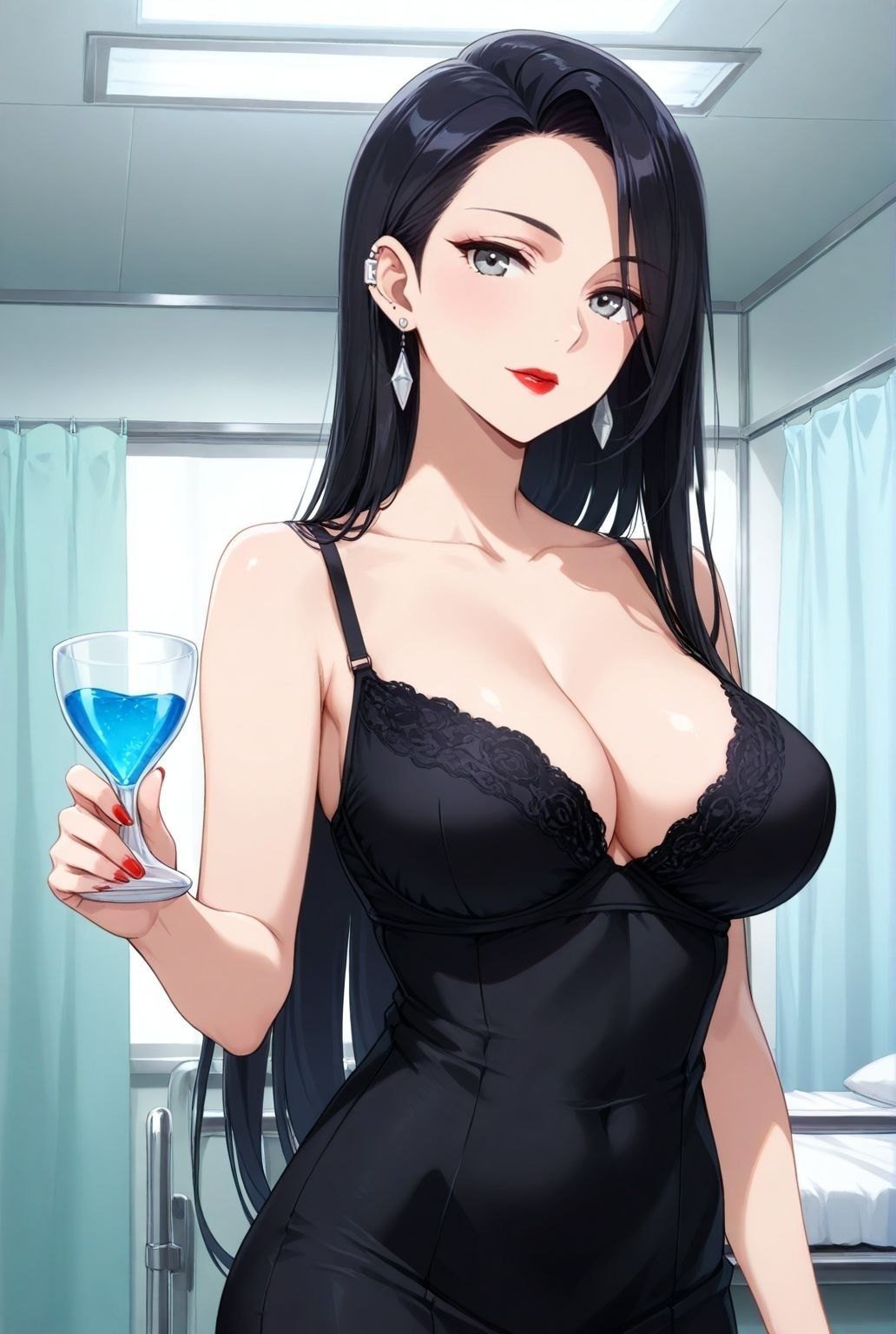 ロングヘア巨乳女医と秘めた診察室―白衣の下で目覚める快楽― 画像2