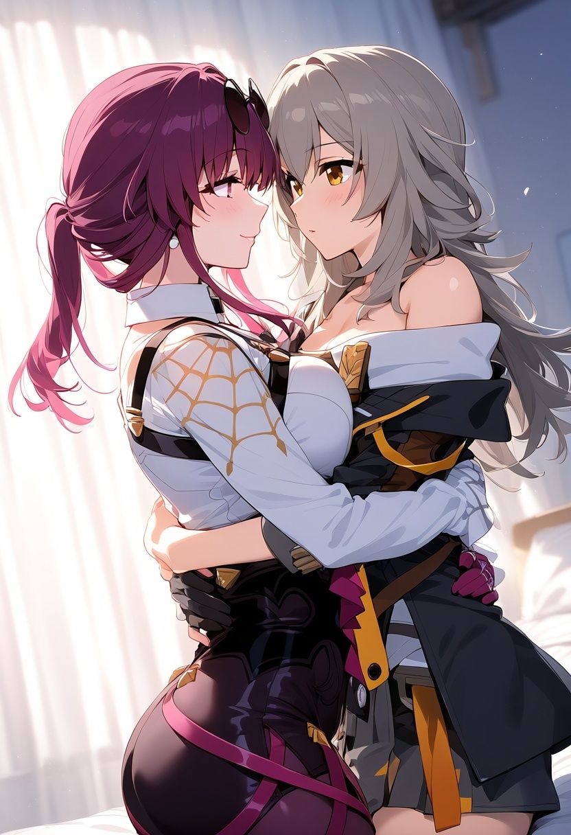 サンプル画像1:崩◯スターレ◯ル_星＆カ◯カ百合百合高解像度イラスト集(ぱーぷるびーとすたじお) [d_594815]