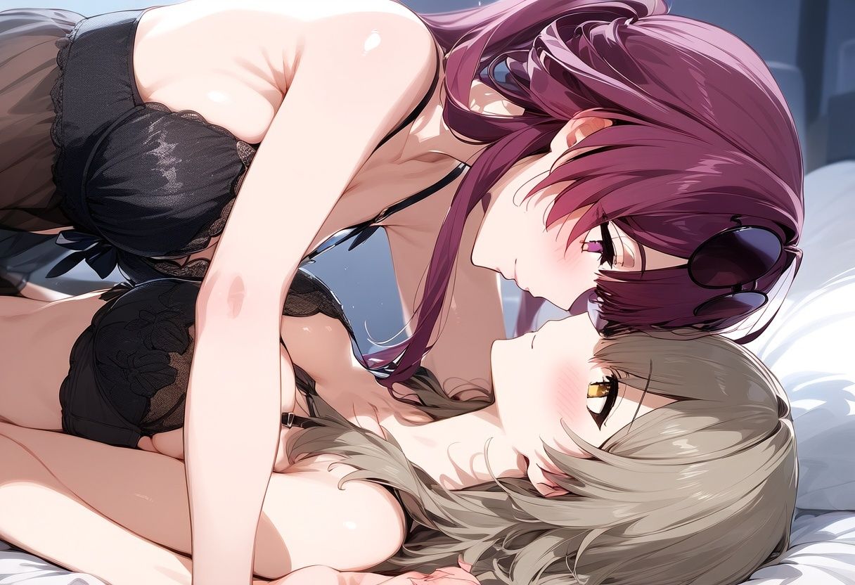 サンプル画像2:崩◯スターレ◯ル_星＆カ◯カ百合百合高解像度イラスト集(ぱーぷるびーとすたじお) [d_594815]