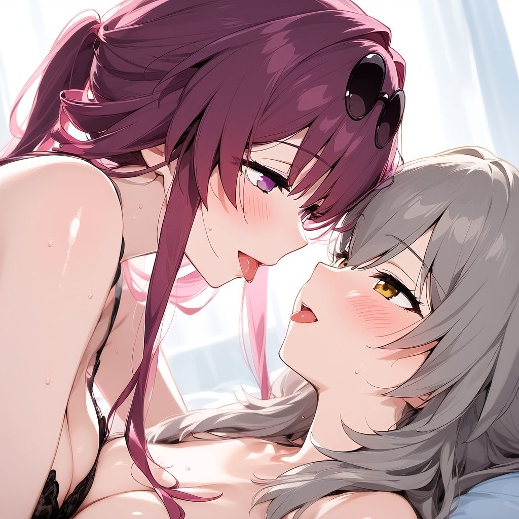 サンプル画像5:崩◯スターレ◯ル_星＆カ◯カ百合百合高解像度イラスト集(ぱーぷるびーとすたじお) [d_594815]