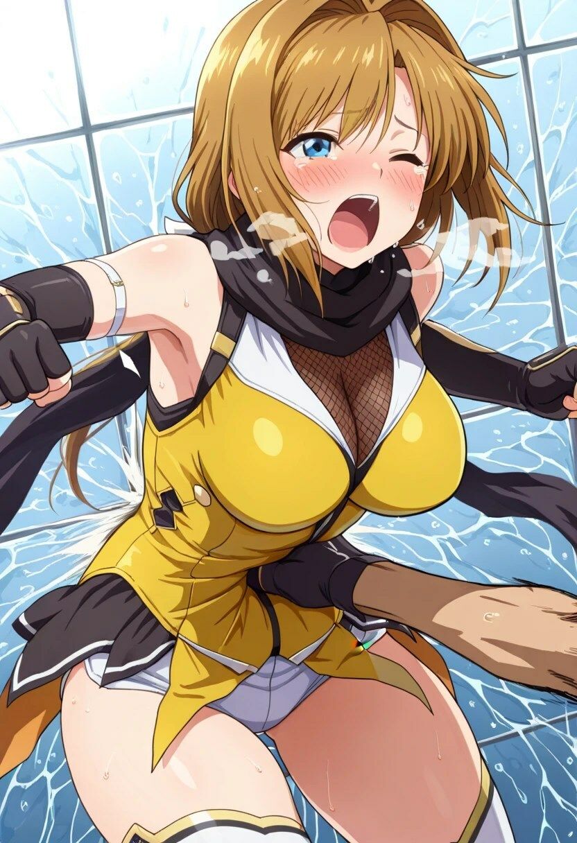 サンプル画像5:美少女ゲーム魔法戦士のヒロインが腹パンチされる(sinzan) [d_594858]