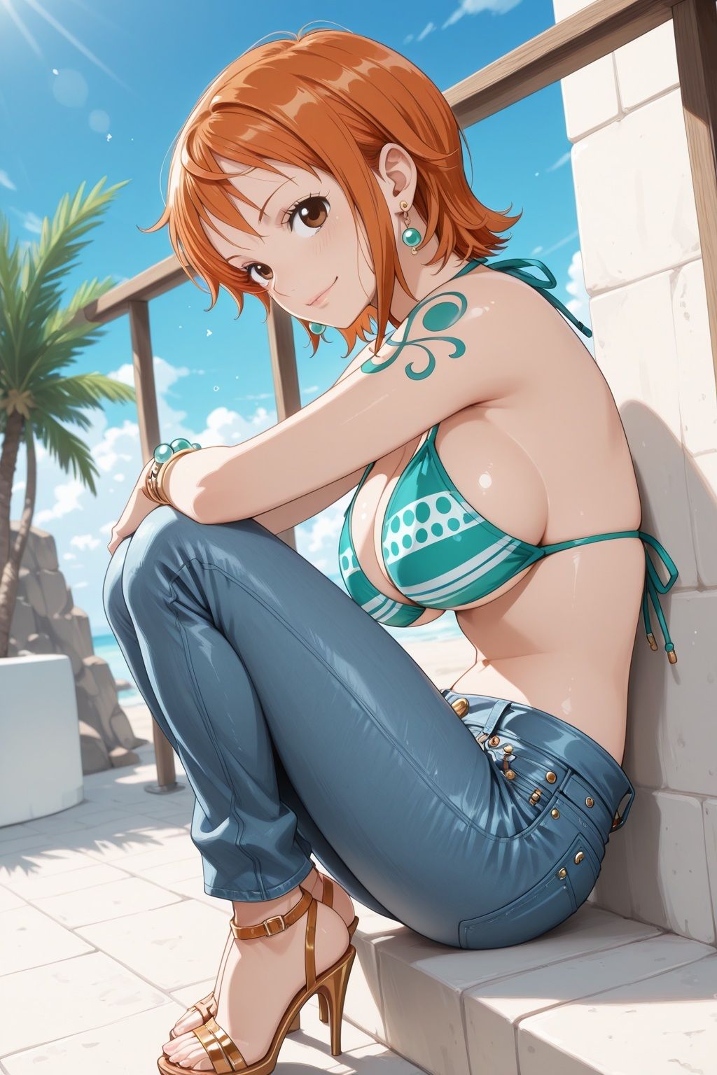 サンプル画像2:黒ひげに犯×されたナミ(ひとつなぎの秘宝館) [d_594895]