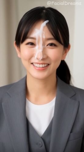 サンプル画像2:顔射後の余韻 – OL編 Vol.1(FacialDreams) [d_594899]