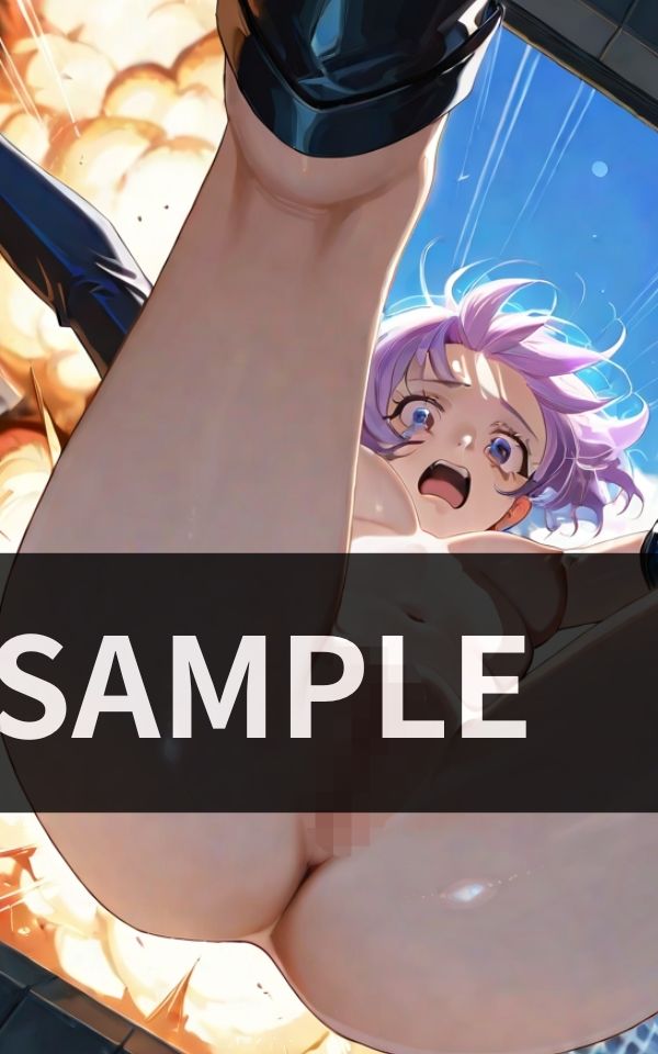 サンプル画像3:美少女戦士が 吹っ飛ばされた その先には‥(月下秘蜜団) [d_594913]