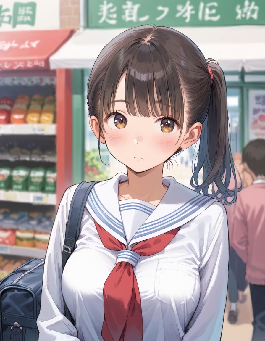 サンプル画像1:まじめな妹の中出し体験(ひつじ雲) [d_594974]