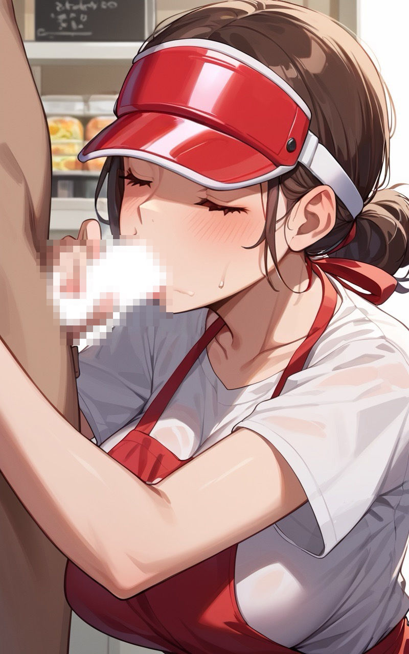 サンプル画像5:ハンバーガーショップのカワイイバイトの子に孕ませSEXをサービスしてもらった話。(どーてーちゃん) [d_594975]