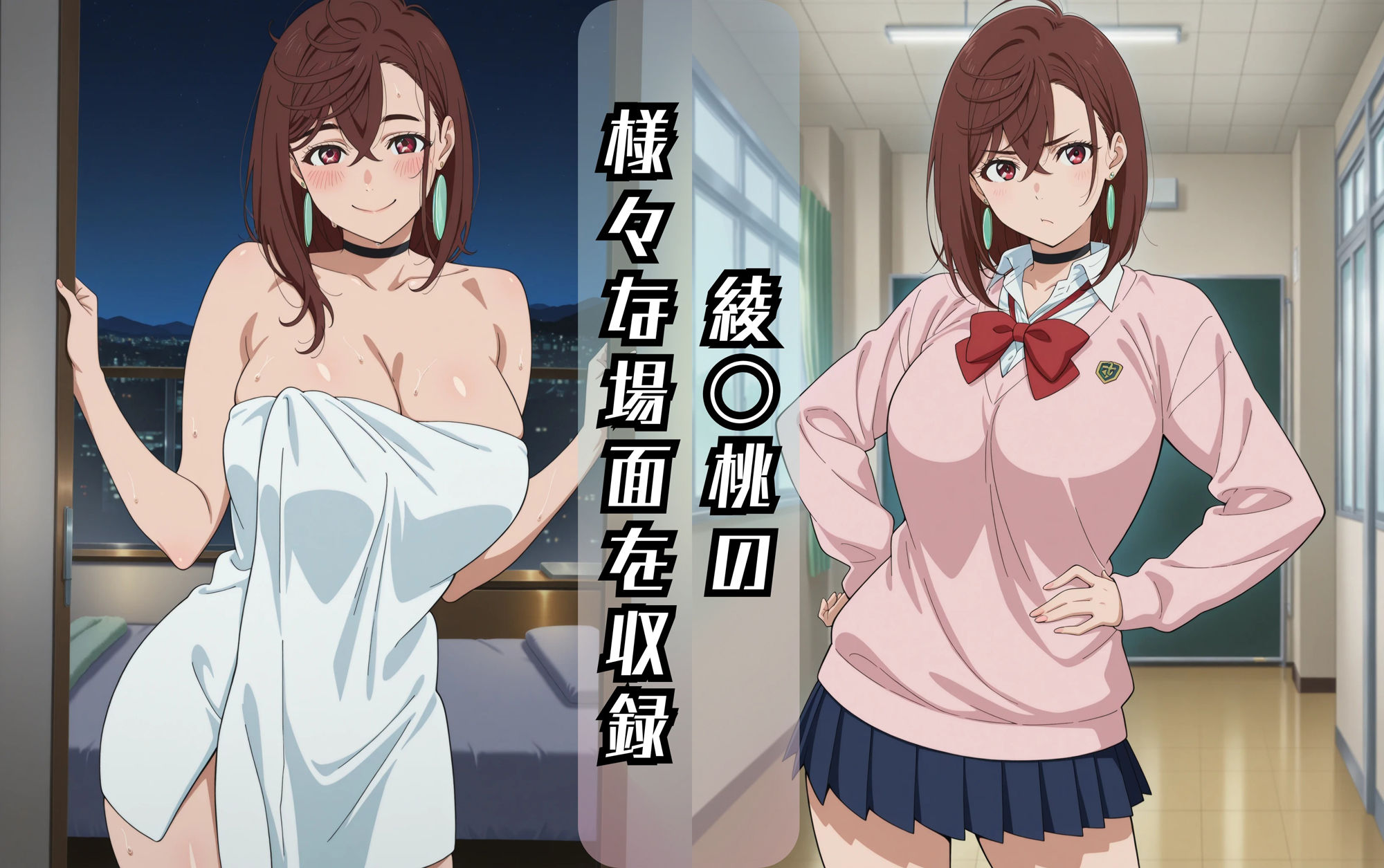 綾〇桃のエッチな日々 画像1