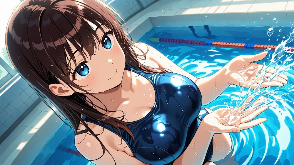 サンプル画像4:爆乳ツインスク水が新任教師と放課後の中出し生交尾【4K】【350枚】(ニート印刷所) [d_595025]