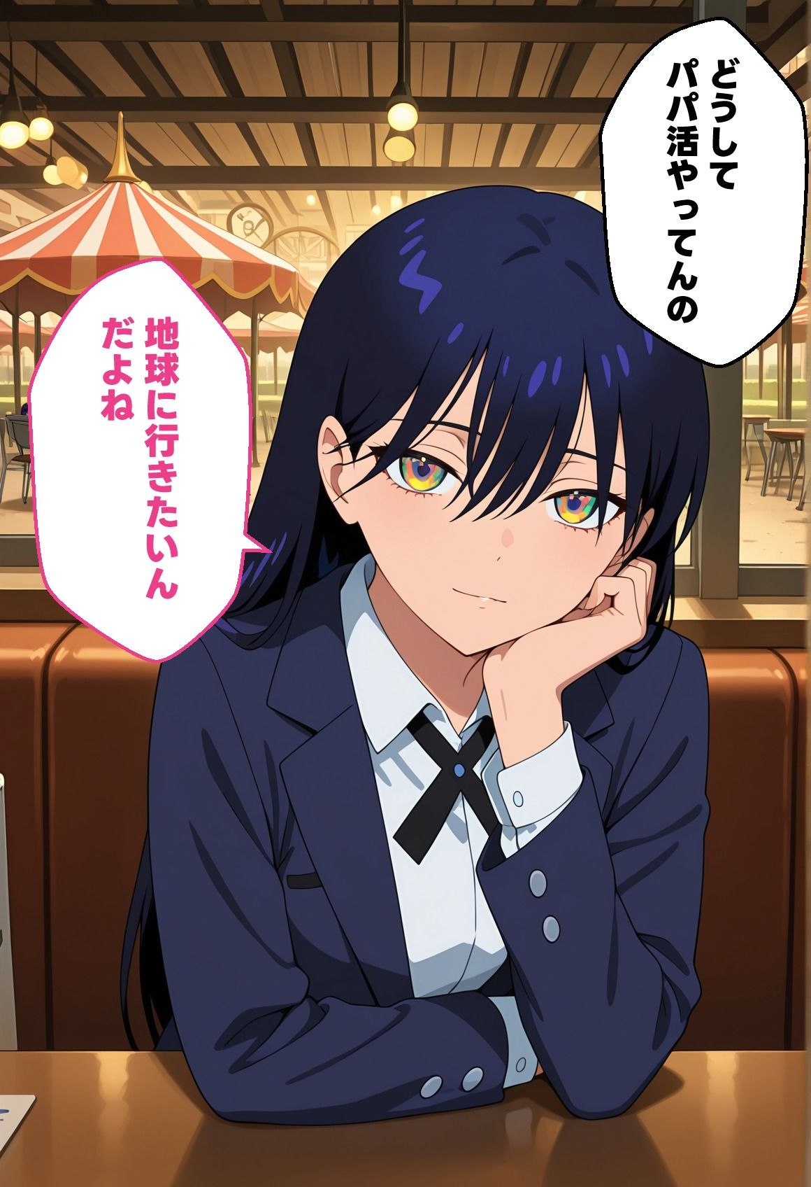 サンプル画像4:パパ活ニャアン(ぽんぽんたぬきち) [d_595038]