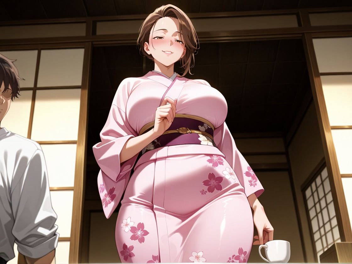 サンプル画像5:湯上がりSEX 義母さんを孕ませてしまいました。(快楽迷宮堂) [d_595062]