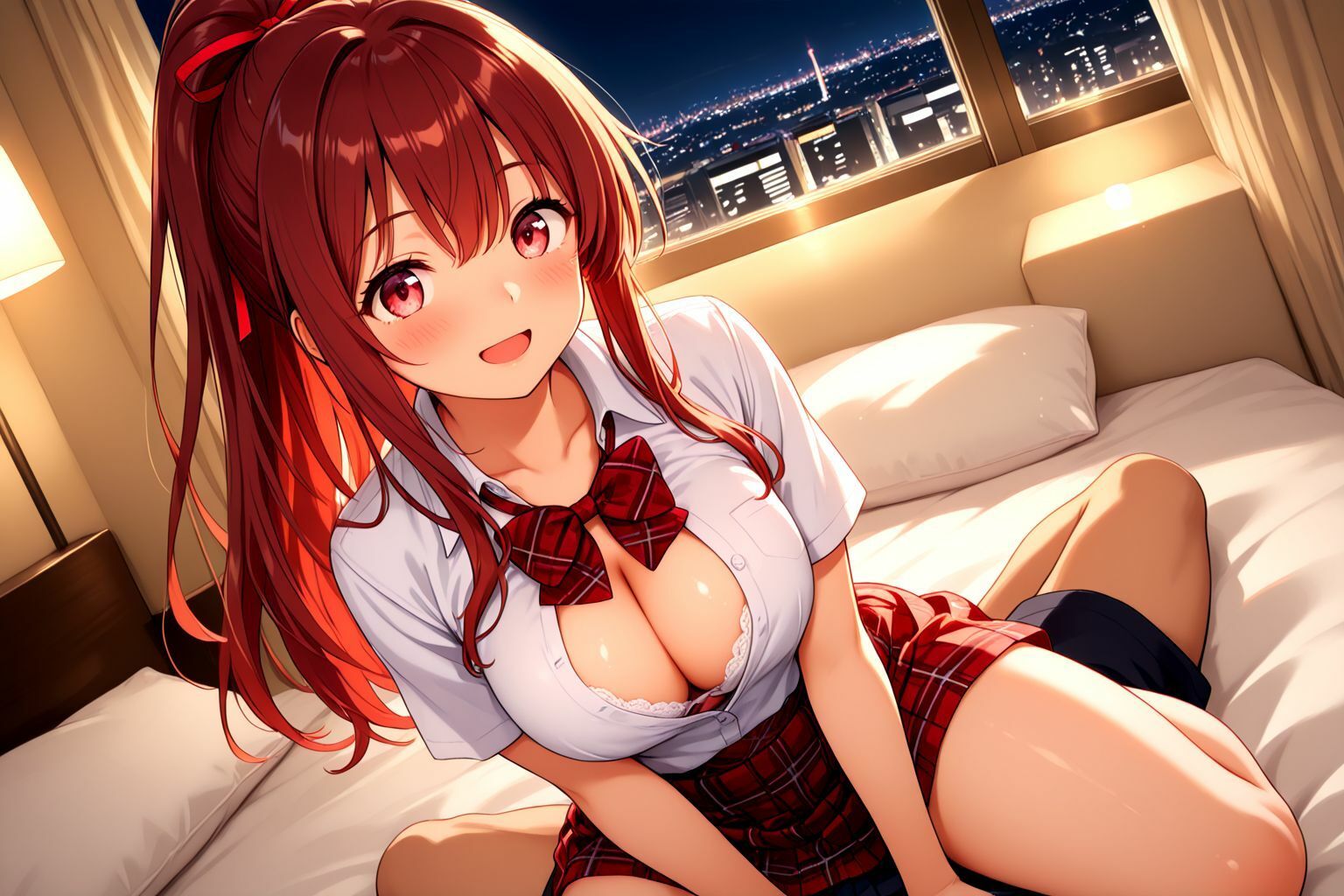 サンプル画像4:ポニーテール学生美少女のえっちなパパ活記録(しこしこ) [d_595166]