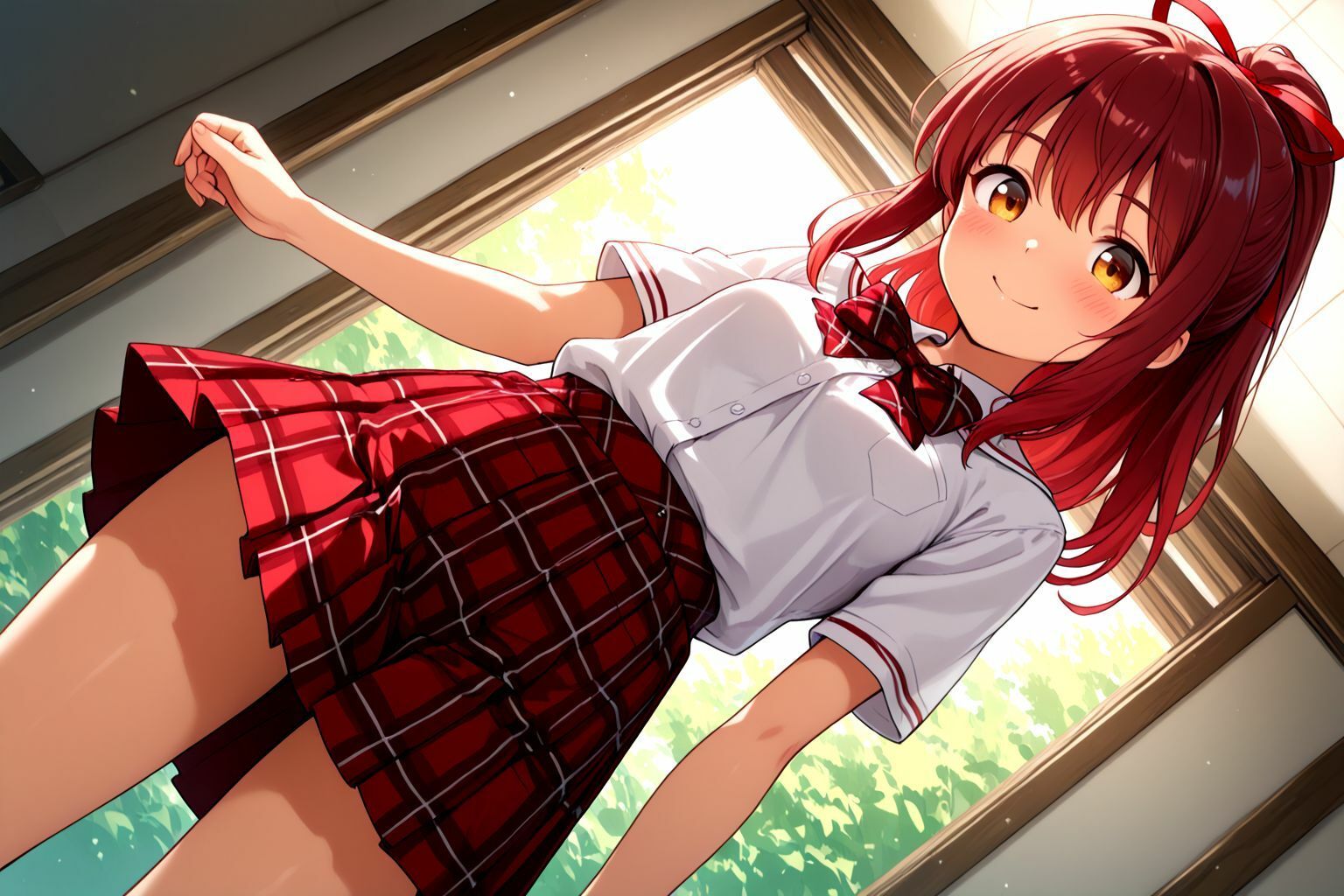 サンプル画像2:ちっぱいポニーテール学生美少女のえっちなパパ活記録(しこしこ) [d_595174]