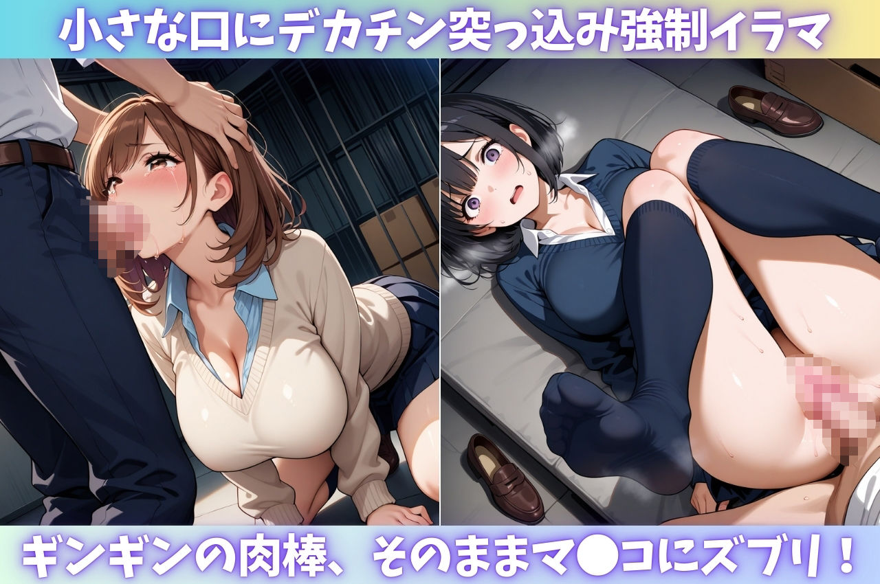 サンプル画像3:見逃してと懇願する万引きギャルを閉店後の店内で代償レ●プ・・・抜かずの鬼ピストンで孕ませ中出しした話(はむ女子高生) [d_595191]