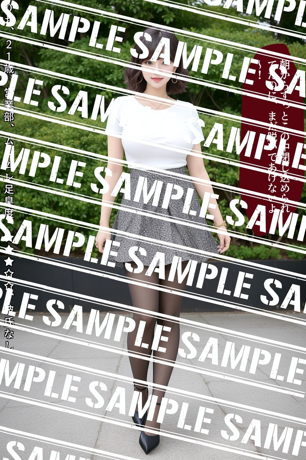 サンプル画像2:オフに呼び出された黒ストハイヒールOL vol.1(あらぶるま18＋) [d_595347]