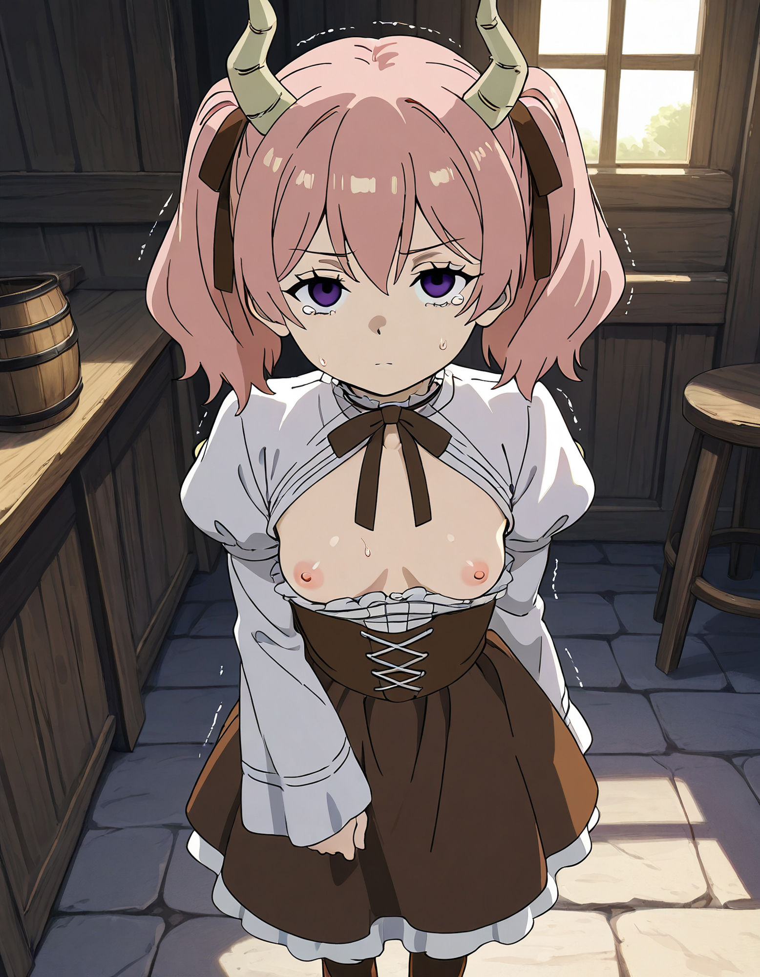 サンプル画像1:異世界で女の子をH漬けにして性奴●にする話 〜リーニエ編〜(もっふている) [d_595418]