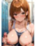 競泳ボディ夜のベッドで開かれて