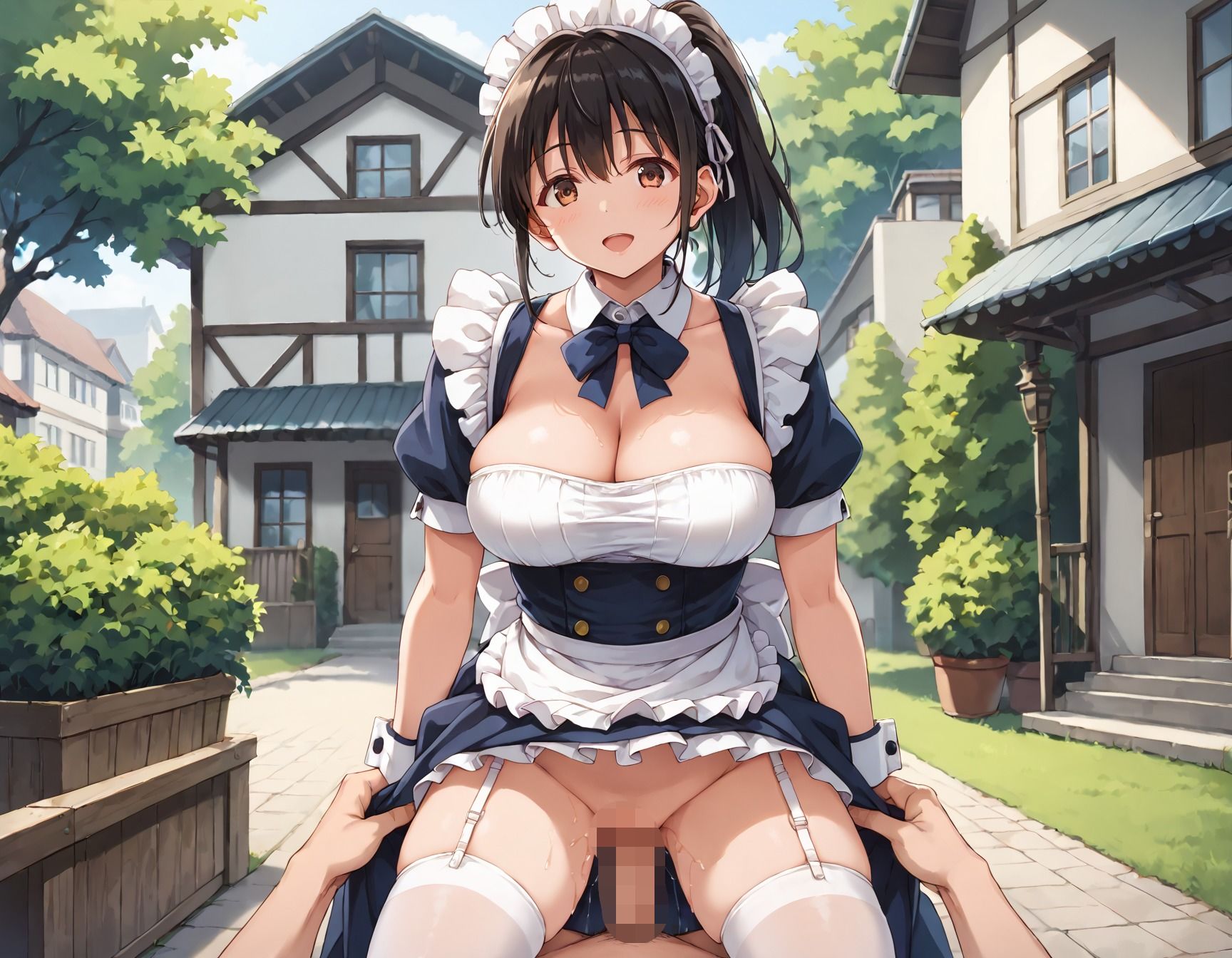 淫乱学園〜メイド女子校生と生ハメご奉仕プレイ 画像1
