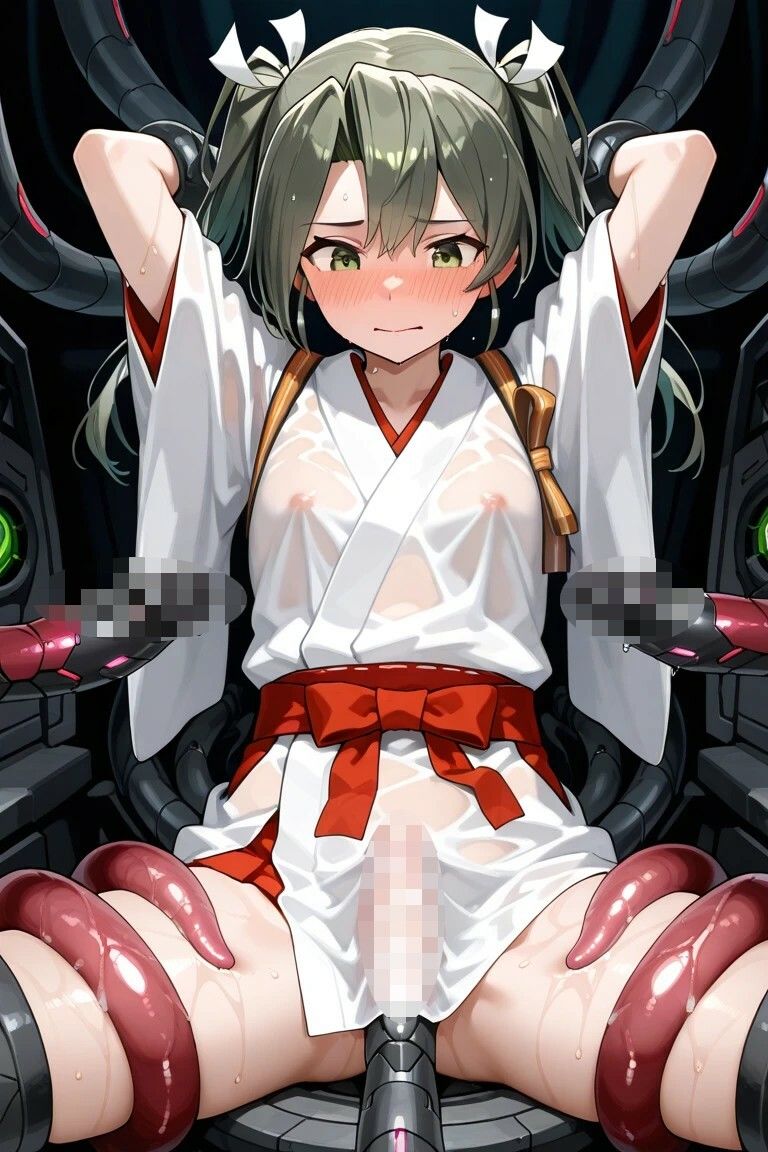 サンプル画像2:【艦〇れ】触手に襲われる瑞鶴(AI美少女研究会) [d_595490]