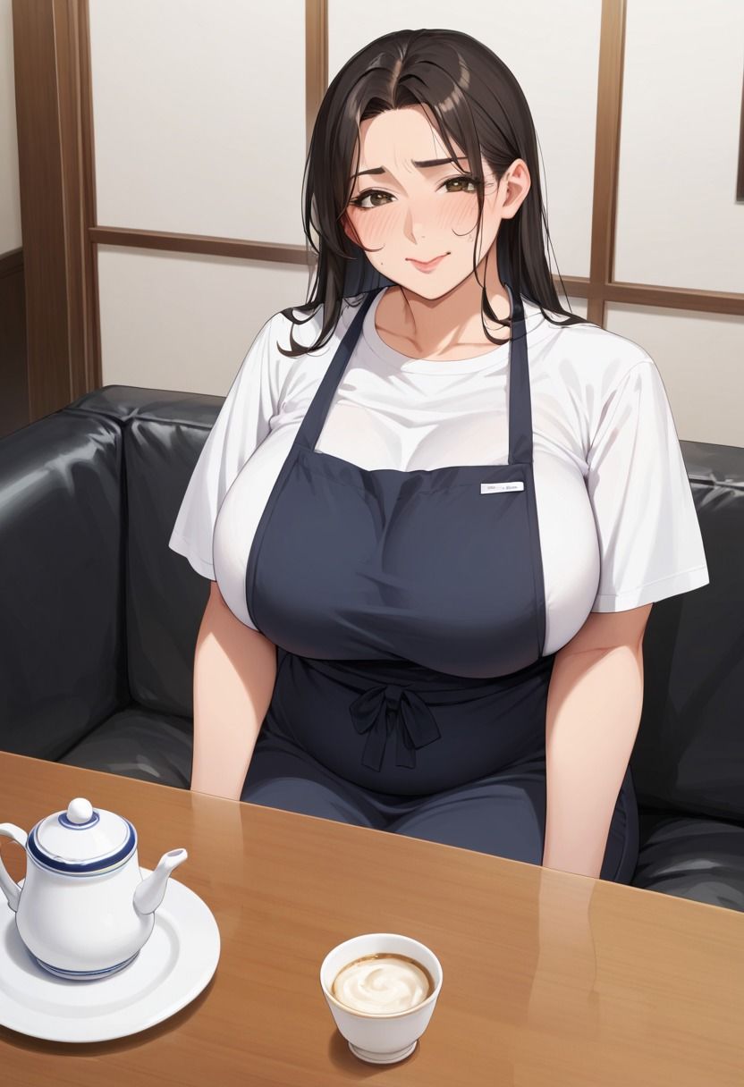 サンプル画像1:バイト先の爆乳人妻の果てしない性欲(ふわとろ夢工房) [d_595557]