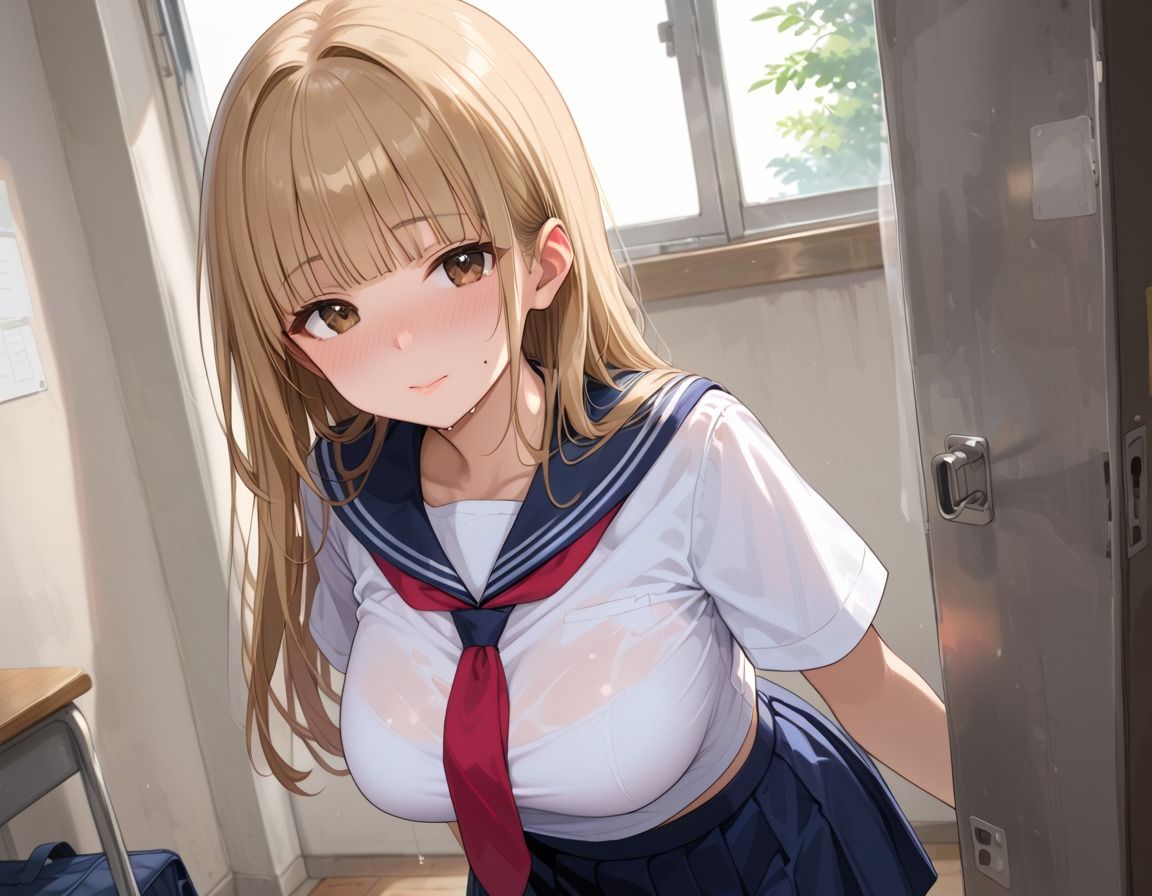 性処理係〜巨乳清楚ギャルのご奉仕えっち 画像1